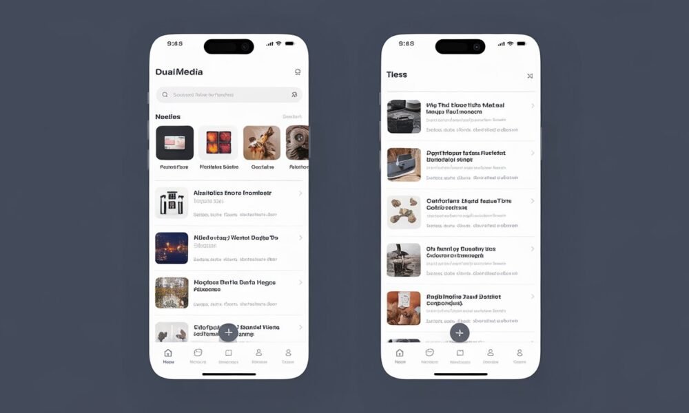 Application Mobile DualMedia