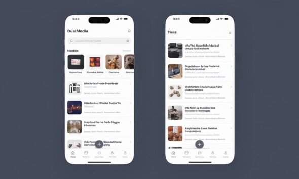 Application Mobile DualMedia