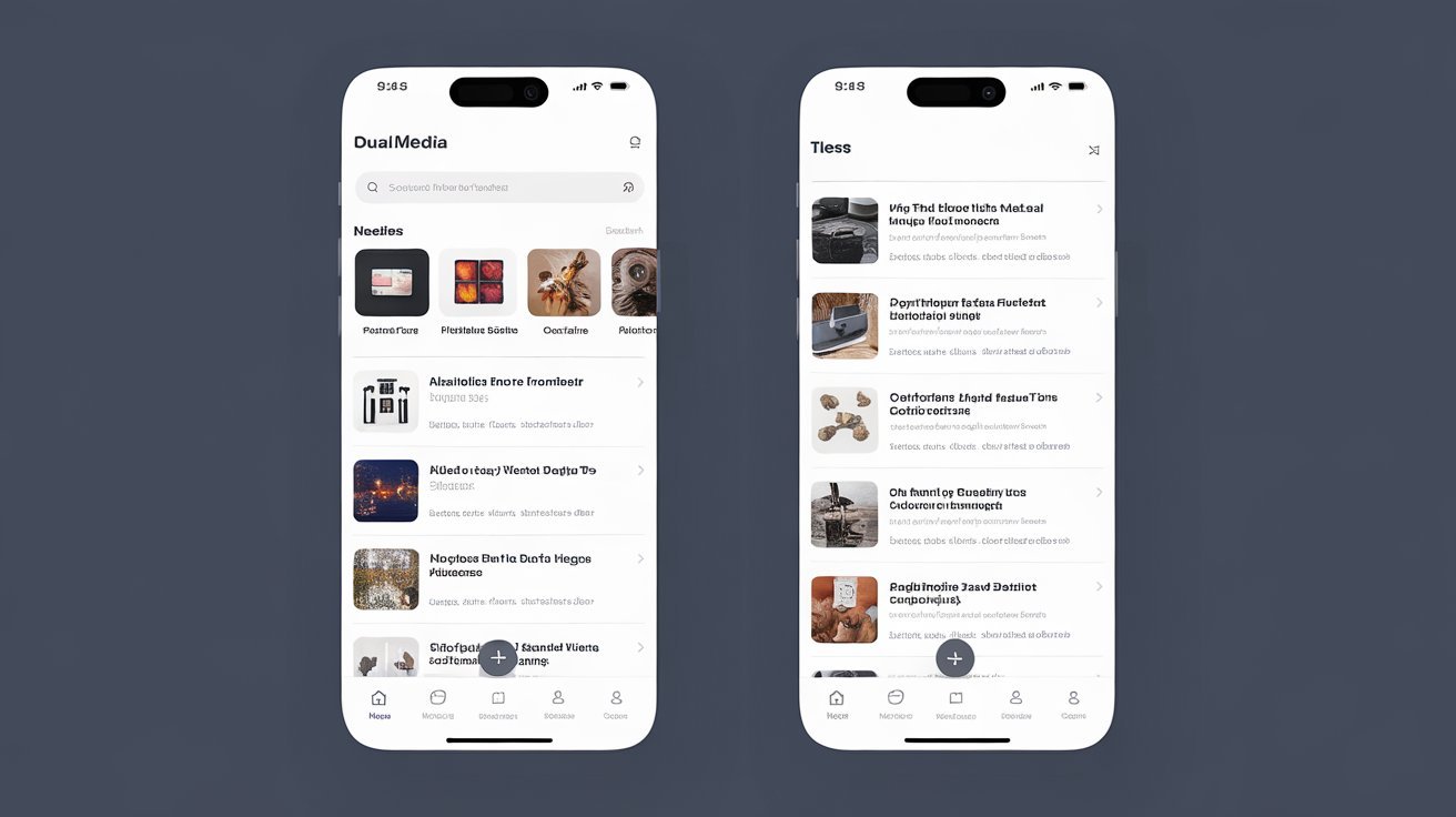 Application Mobile DualMedia